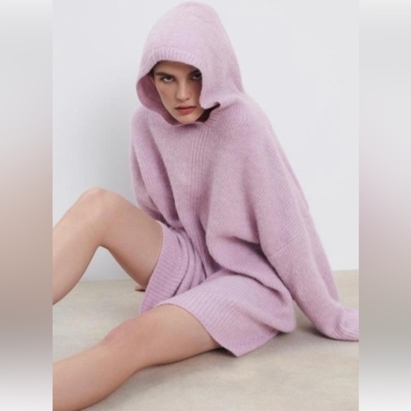 Zara Dresses & Skirts - Zara mohair wool sweater dress new size small